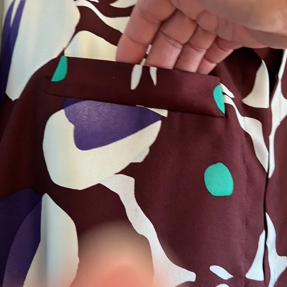 NWOT Diane von Furstenberg silk top. Size M - Picture 4 of 16